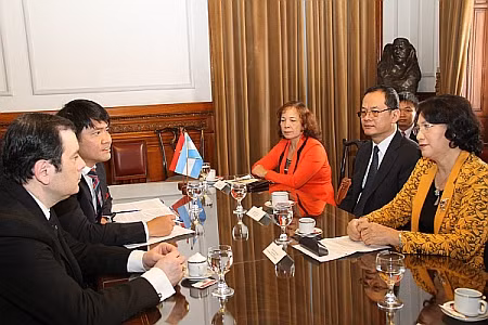 Phó Chủ tịch Quốc hội Nguyễn Thị Kim Ngân thăm Argentina ảnh 1