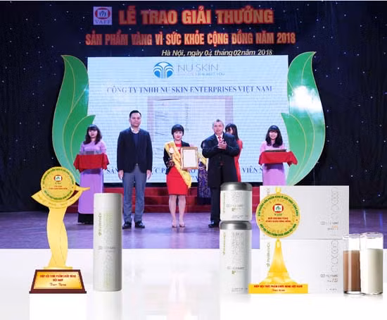 Nu Skin Việt Nam nhận 'Cúp Vàng vì Sức khỏe Cộng đồng' ảnh 1