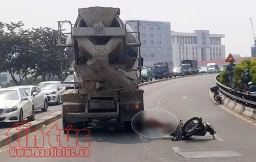 Xe bồn va chạm xe máy, một người đàn ông tử vong ảnh 1