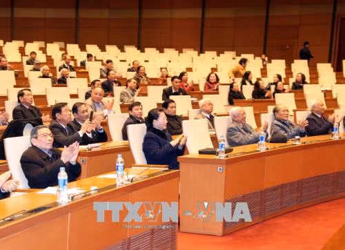 Chủ tịch Quốc hội Nguyễn Thị Kim Ngân gặp mặt, chúc Tết cán bộ hưu trí của Quốc hội ảnh 1