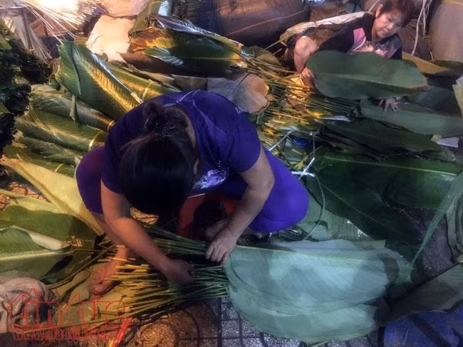 Chợ lá dong, lá chuối tồn tại nửa thế kỷ, chỉ nhóm họp mỗi năm một lần ảnh 14