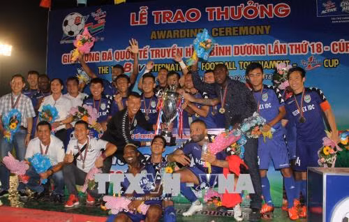 Chủ nhà Becamex Bình Dương vô địch giải bóng đá quốc tế BTV Cúp năm 2018 ảnh 1