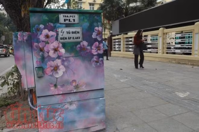 Những bốt điện bừng sáng bởi 'tranh hoa' ảnh 2