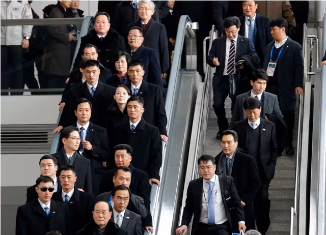 Những hình ảnh đầu tiên của em gái nhà lãnh đạo Kim Jong-un tại Hàn Quốc ảnh 4