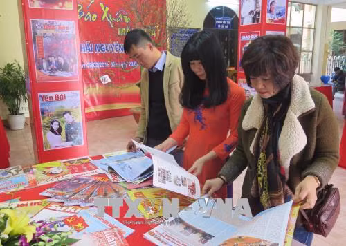 Nhiều địa phương tổ chức Hội báo Xuân Mậu Tuất 2018 ảnh 1