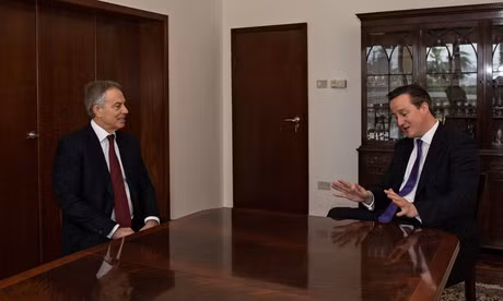 Ông Cameron phủ nhận bạn bè với người tiền nhiệm Tony Blair ảnh 1