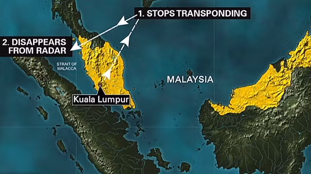 Máy bay Malaysia bay chệch đường hàng trăm km? ảnh 1