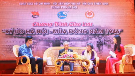 Giao lưu “Ký ức Hà Nội - Mùa đông năm 1946” ảnh 1