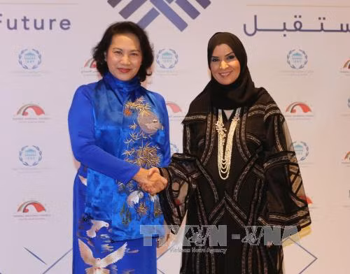 Chủ tịch Quốc hội Nguyễn Thị Kim Ngân gặp Chủ tịch Hội đồng Liên bang UAE ảnh 2