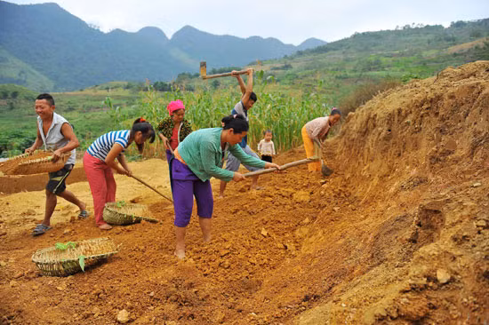Độc đáo nhà trình tường của đồng bào Mông ảnh 5