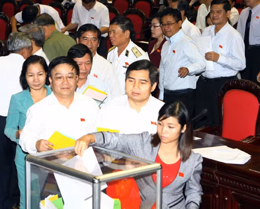 Lấy phiếu tín nhiệm phải thực chất ảnh 1