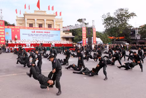 Xem Cảnh sát Cơ động trình diễn tuyệt kỹ khí công ảnh 8