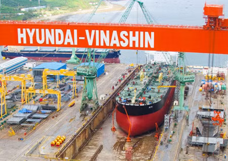 Hyundai Vinashin đóng tàu chở dầu trọng tải lớn ảnh 1