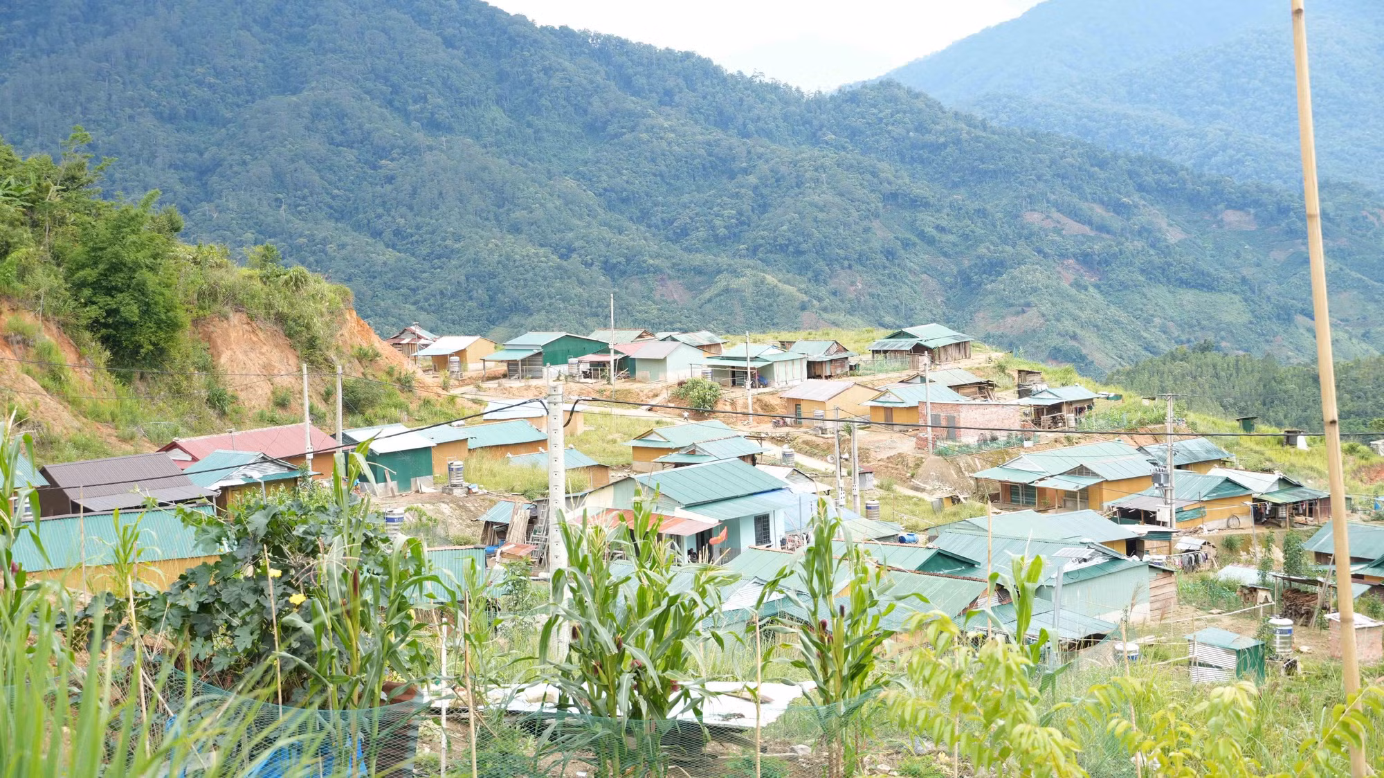 Thôn Ngọc Nang bình yên sau thiên tai.