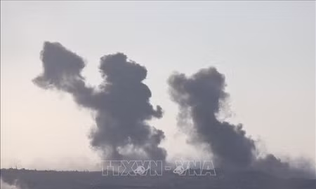 Vụ nổ lớn ở Dải Gaza trong đêm