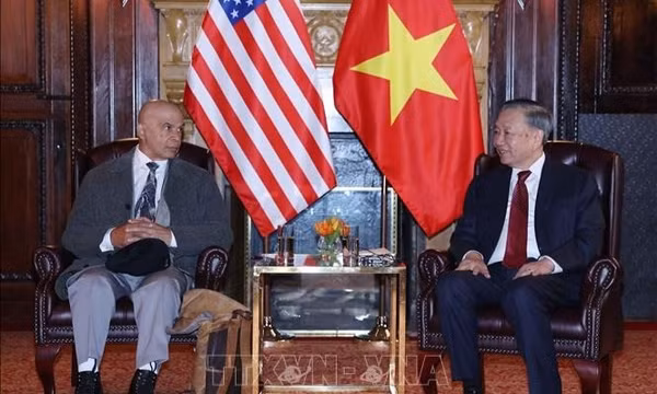 Tổng Bí thư, Chủ tịch nước Tô Lâm tiếp Đồng Chủ tịch Đảng cộng sản Hoa Kỳ