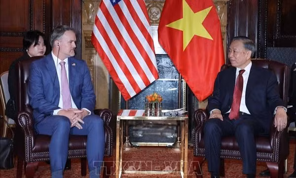Tổng Bí thư, Chủ tịch nước Tô Lâm tiếp Đại diện Thương mại Hoa Kỳ