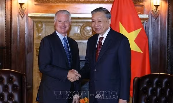 Tổng Bí thư, Chủ tịch nước Tô Lâm tiếp lãnh đạo một số tập đoàn Hoa Kỳ