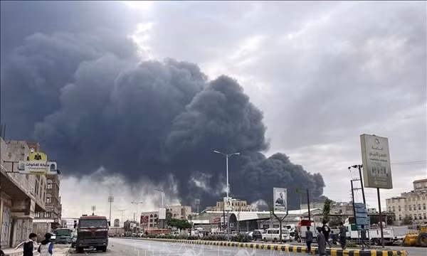 Israel không kích mục tiêu của lực lượng Houthi gây nổ lớn ở Yemen