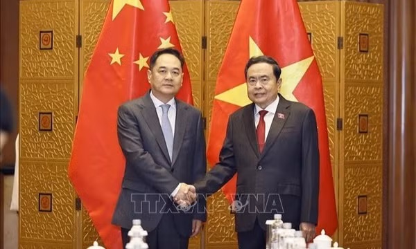 Chủ tịch Quốc hội Trần Thanh Mẫn tiếp các nhân sĩ hữu nghị Trung Quốc