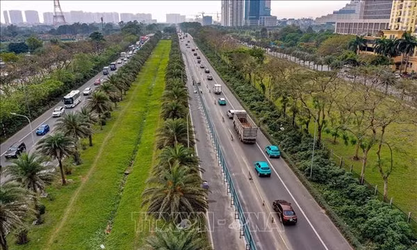Điều chỉnh tổ chức giao thông trên Đại lộ Thăng Long