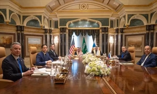 Hình ảnh đầu tiên về cuộc đàm phán Mỹ - Nga tại Saudi Arabia