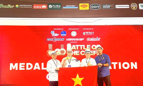 Đầu bếp Việt giành Huy chương Vàng tại Battle of the Chefs 2026