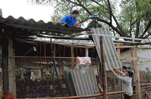 Thái Nguyên khẩn trương khắc phục hậu quả giông lốc