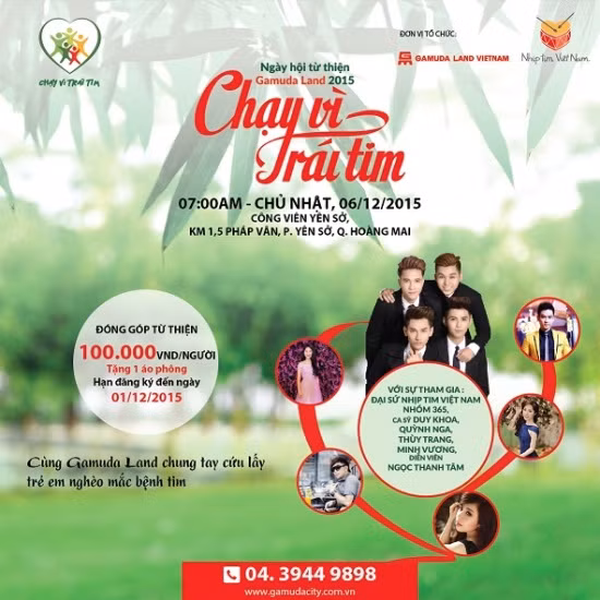 Gamuda Land Việt Nam tổ chức “Chạy vì Trái tim 2015” ảnh 1