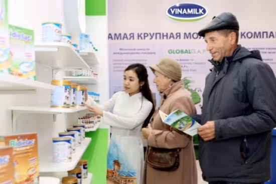 Sản phẩm Vinamilk chiếm được cảm tình của người Moskva ảnh 1