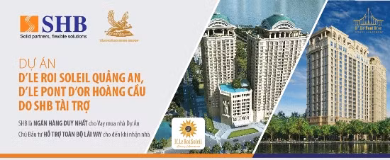 SHB là ngân hàng duy nhất tài trợ vốn cho vay mua căn hộ dự án D’le Roi Soleil ảnh 1