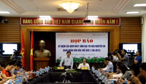 Nhiều hoạt động Kỷ niệm 250 năm ngày sinh Đại thi hào Nguyễn Du ảnh 1