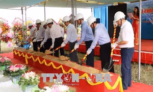 Khởi công dự án thủy lợi phía Tây sông Vàm Cỏ Đông 