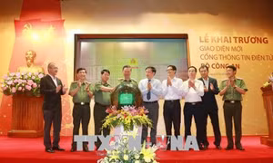 Khai trương giao diện mới Cổng thông tin điện tử Bộ Công an 