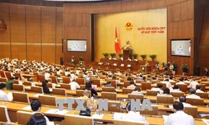 Ngày 8/6, Quốc hội thảo luận, biểu quyết thông qua nhiều dự thảo Luật, Nghị quyết
