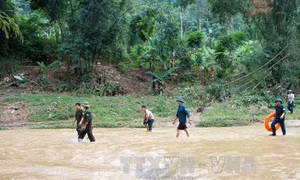 Đã tìm thấy thi thể cán bộ công an bị lũ cuốn trôi 