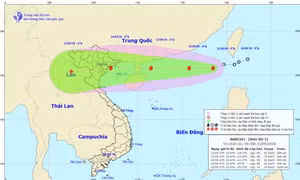 Áp thấp mạnh lên thành bão, các địa phương cần chủ động ứng phó