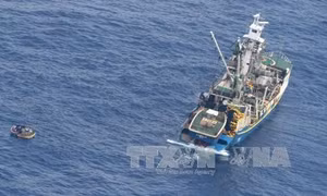 Ngừng chiến dịch tìm kiếm trên không đối với tàu Kiribati mất tích ở Thái Bình Dương