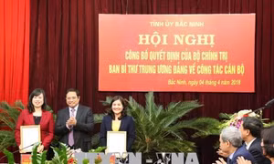 Thứ trưởng Đào Hồng Lan được luân chuyển làm Phó Bí thư Tỉnh ủy Bắc Ninh