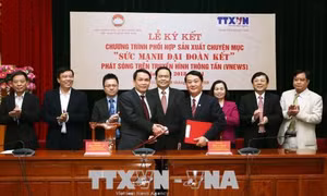 Phát sóng chuyên mục 'Sức mạnh Đại đoàn kết' trên Kênh Truyền hình Thông tấn 