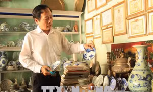 'Bảo tàng' cổ vật quý hiếm của thầy giáo Phương