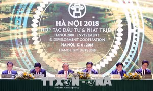 Thủ tướng Nguyễn Xuân Phúc dự Hội nghị 'Hà Nội 2018 - Hợp tác đầu tư và phát triển'
