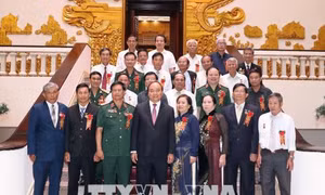 Thủ tướng tiếp Đoàn Đại biểu cựu thiếu niên Dũng sĩ diệt Mỹ