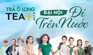 Sao việt thách đấu nhau đi trên nước tại sự kiện “TEA+ đi trên nước”