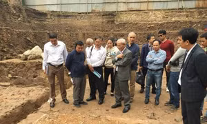 Phát hiện nhiều dấu tích quý tại khu vực Chính điện Kính Thiên thuộc Hoàng thành Thăng Long
