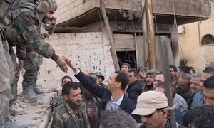 Tổng thống Syria bất ngờ thăm tiền tuyến, trò chuyện cùng binh sĩ