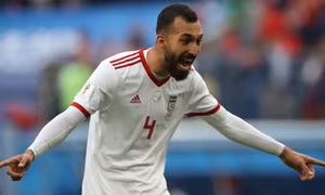 WORLD CUP 2018: Hậu vệ Cheshmi của Iran kết thúc giải sớm vì chấn thương cơ 