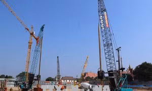 Đẩy nhanh tiến độ dự án xây dựng Nhà Quốc hội Lào 