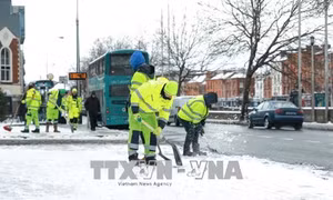 Châu Âu tiếp tục gánh chịu nhiều hậu quả của bão tuyết nghiêm trọng
