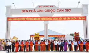 Khánh thành công trình bến phà Cần Giuộc - Cần Giờ 